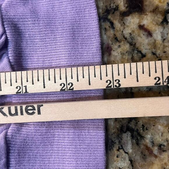 Vintage‎ Adrian Delafield Women’s Small Purple Lilac Heart Sweater Flowers - Picture 5 of 6